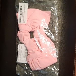 Ruffle Butts Pink Swim Bow Headband